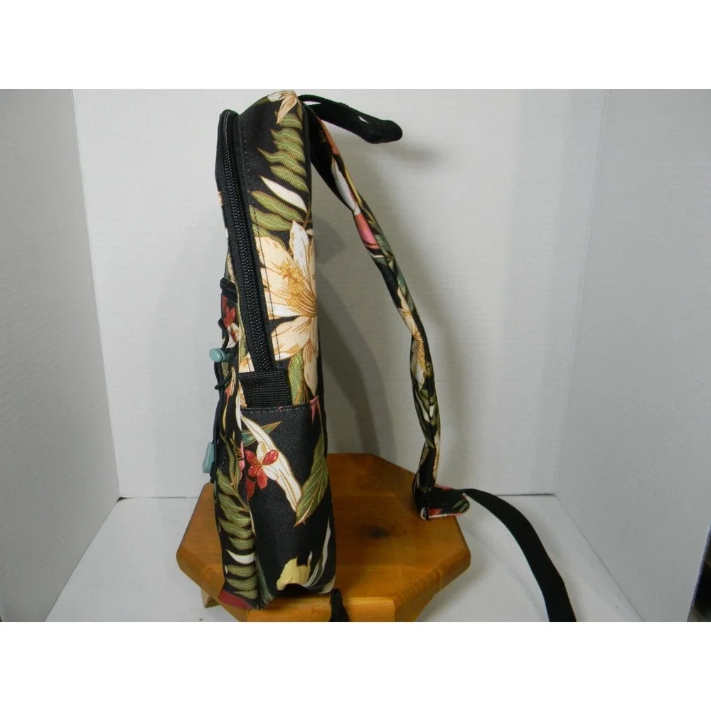 Dakine Detention Mini Sling 8L Backpack Floral Tropical Black Unisex OS
